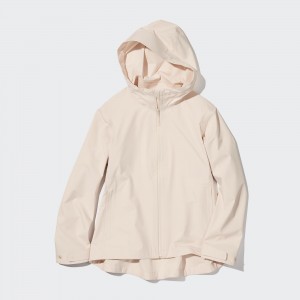 Beige Uniqlo Blocktech Parka | GKMPA-7124