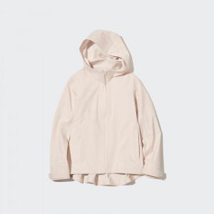 Beige Uniqlo Blocktech Parka | WYTQL-9638