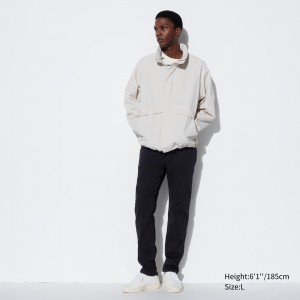 Black Uniqlo Ezy Ultra Stretch Jeans | JSRKE-4928