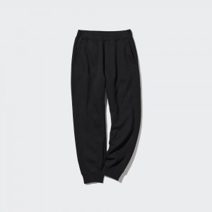 Black Uniqlo Pile Lined Joggers | NOKGS-6379