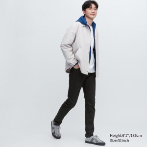 Black Uniqlo Selvedge Stretch Slim Fit Jeans | ANPUI-3061