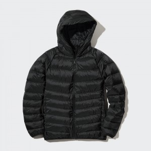 Black Uniqlo Ultra Light Down 3d Cut Parka | TOAEY-6827