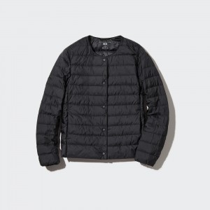 Black Uniqlo Ultra Light Down Compact Jacket | TIWUA-1486