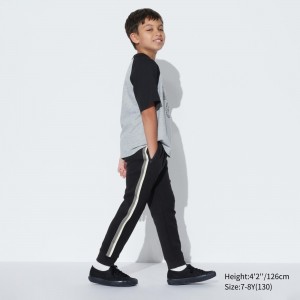 Black Uniqlo Ultra Stretch Dry Joggers | CBMKP-4976