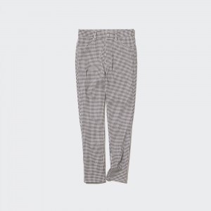 Black Uniqlo Ultra Stretch High Rise Cropped Leggings | DZXKP-0984