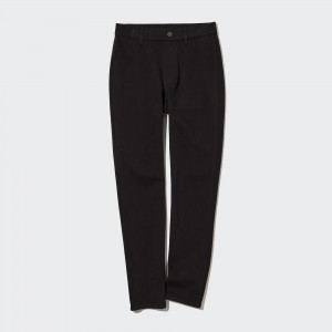 Black Uniqlo Ultra Stretch Leggings Trousers | NGTPL-6412