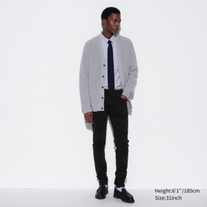 Black Uniqlo Ultra Stretch Skinny Fit Jeans | TOFPI-3896