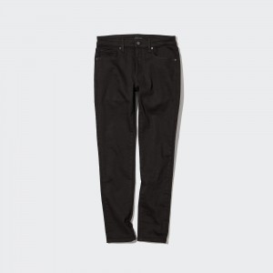 Black Uniqlo Ultra Stretch Skinny Fit Jeans | OANUI-6037