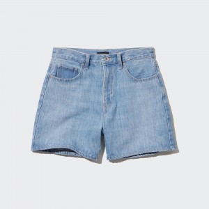 Blue Uniqlo Denim Shorts | PZDGL-4278