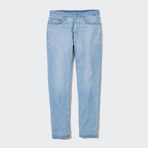 Blue Uniqlo Ezy Ultra Stretch Slim Fit Jeans | PVKZD-0483