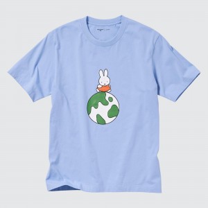 Blue Uniqlo Peace For All Graphic T-Shirt Dick Bruna | QYRLG-9350
