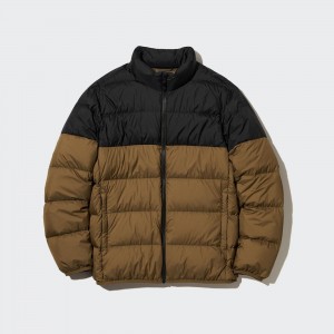 Brown Uniqlo Ultra Light Down 3d Cut Jacket | BOYZD-5719