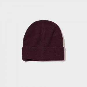 Burgundy Uniqlo Heattech Cap | OTZND-2938