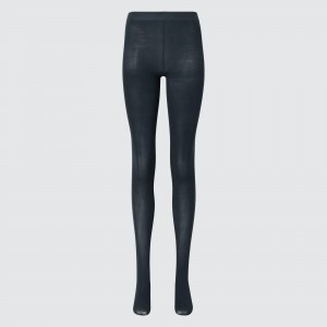 Dark Grey Uniqlo Heattech Thermal Tights | SLMCZ-8539