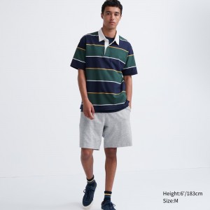 Grey Uniqlo Airism Cotton Easy Shorts | GNBRU-5106