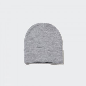 Grey Uniqlo Heattech Watch Cap | ZLREQ-5978