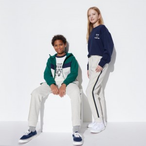 Light Grey Uniqlo Ultra Stretch Dry Joggers | XQKOS-1963