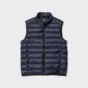 Navy Uniqlo Ultra Light Down Vest | ERQAG-9021