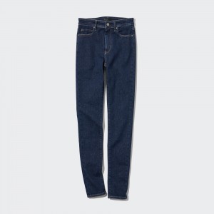 Navy Uniqlo Ultra Stretch High Rise Skinny Fit Jeans | DOSEY-6409