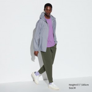 Olive Uniqlo Ultra Stretch Dry Ex Joggers | YAGTP-2148