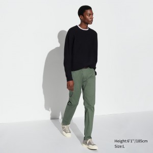 Olive Uniqlo Ultra Stretch Skinny Fit Colour Jeans | WAJNQ-4950