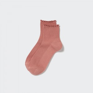 Pink Uniqlo Heattech Thermal Socks | TKSDB-8309