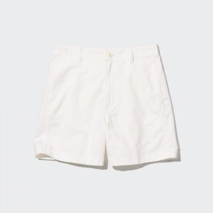 White Uniqlo Chino Shorts | JRMKL-3487