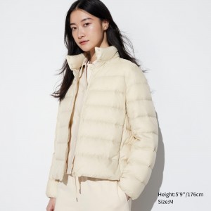 White Uniqlo Ultra Light Down Jacket | HKPBR-6941
